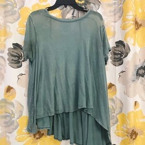 Blue Free People Flowy Top / Size XS